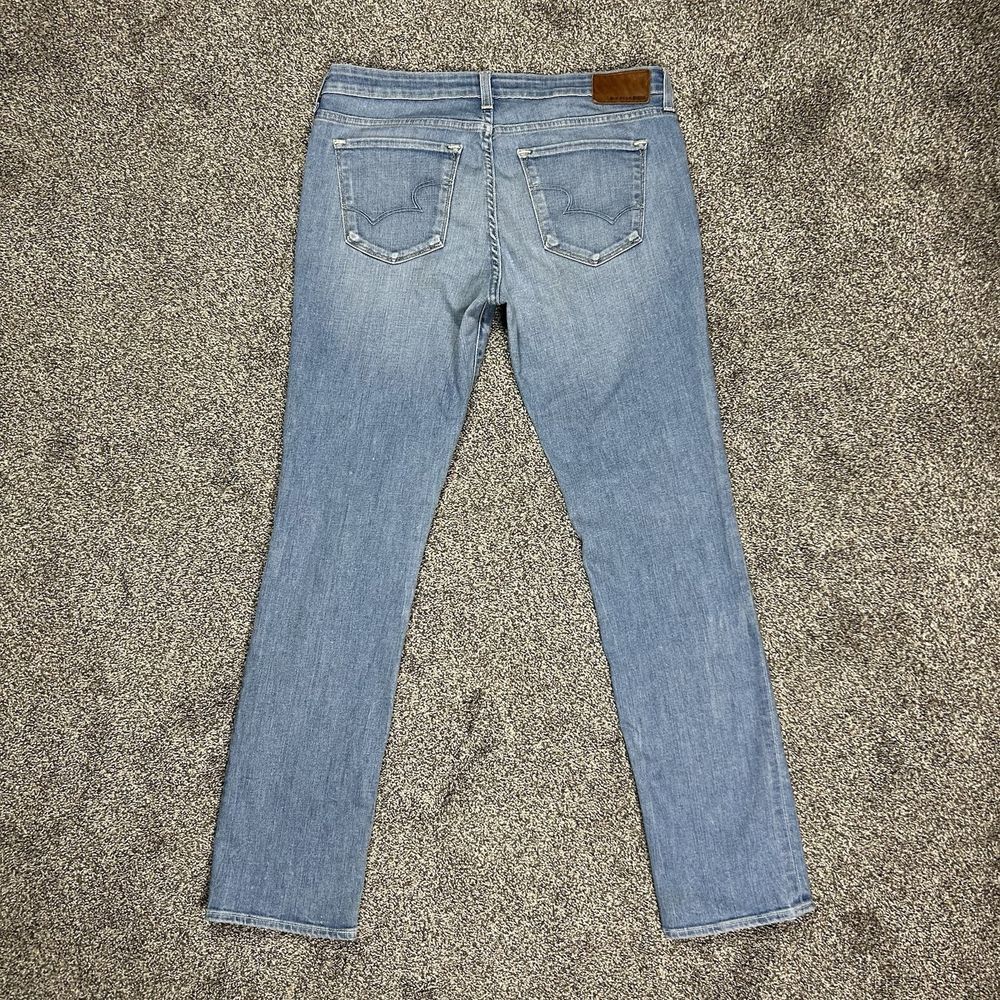 Big Star‎ Kate Mid Rise Straight Jeans Womens 31R Denim Embroidered Pockets - Picture 3 of 10